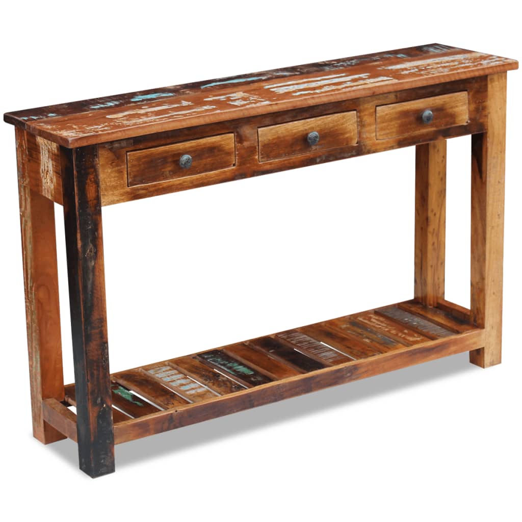 Console Table Solid Reclaimed Wood - 120×30×76cm