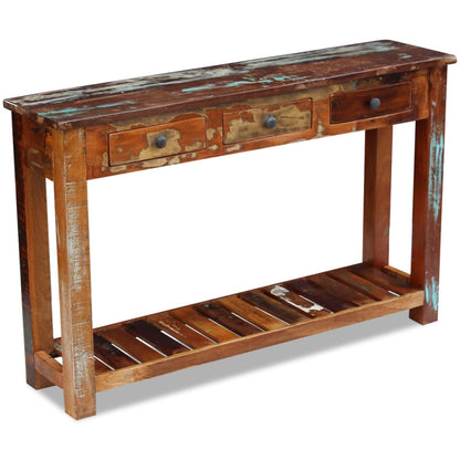Console Table Solid Reclaimed Wood - 120×30×76cm
