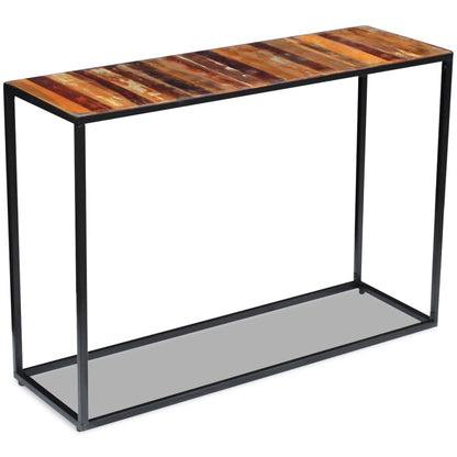 Console Table, Solid Reclaimed Wood - 110×35×76cm