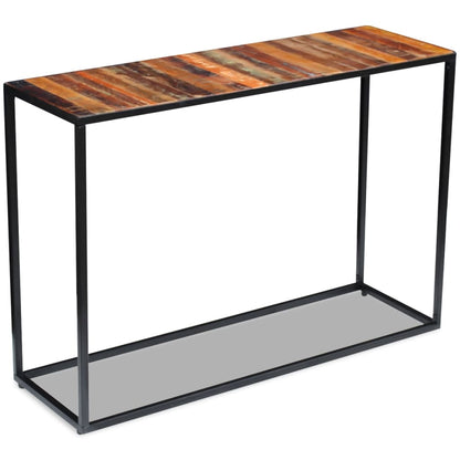 Console Table, Solid Reclaimed Wood - 110×35×76cm