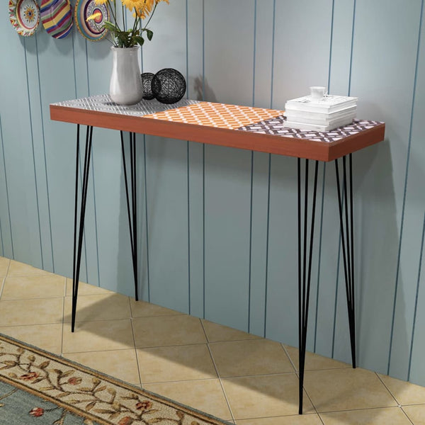 Console Table Brown