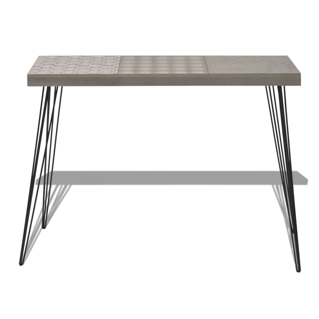 Console Table Grey - 90×30×71.5cm