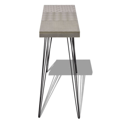 Console Table Grey - 90×30×71.5cm