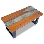 Coffee Table Teak Resin