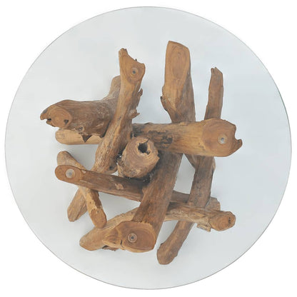 Coffee Table Solid Teak 60 cm - 50×40cm