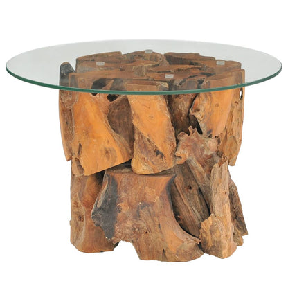 Coffee Table Solid Teak 60 cm - 60×0.8cm