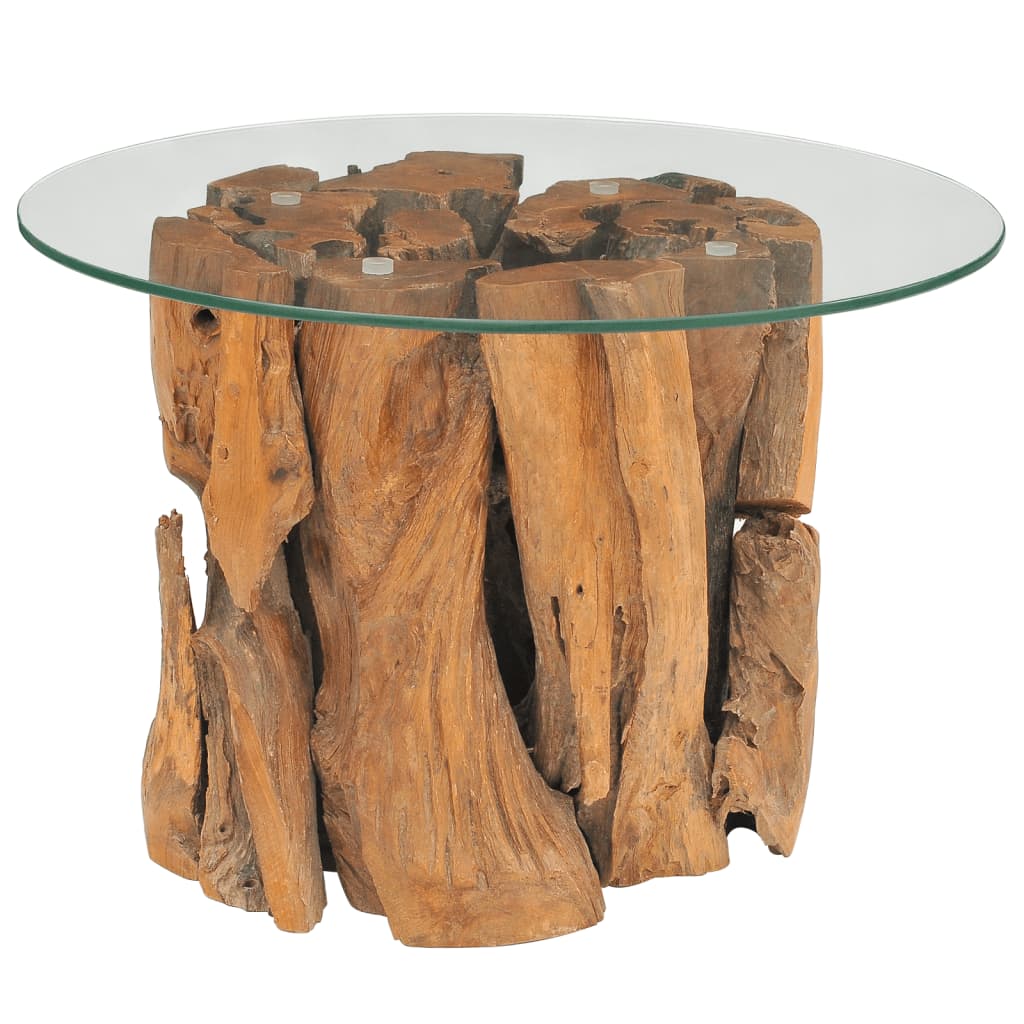 Coffee Table Solid Teak 60 cm - 60×0.8cm