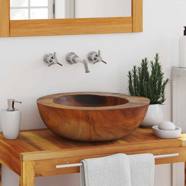  Basin Solid Teak 45 cm