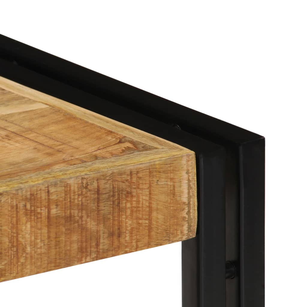 TV Cabinet Solid Mango Wood With a Shelf