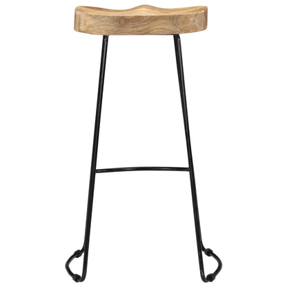Wood bar stool - Black 45x40x78cm