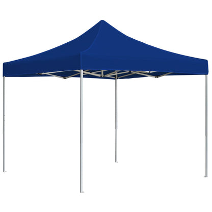 Professional Folding Party Tent Aluminium Blue - 2.9×2.9×3.05m