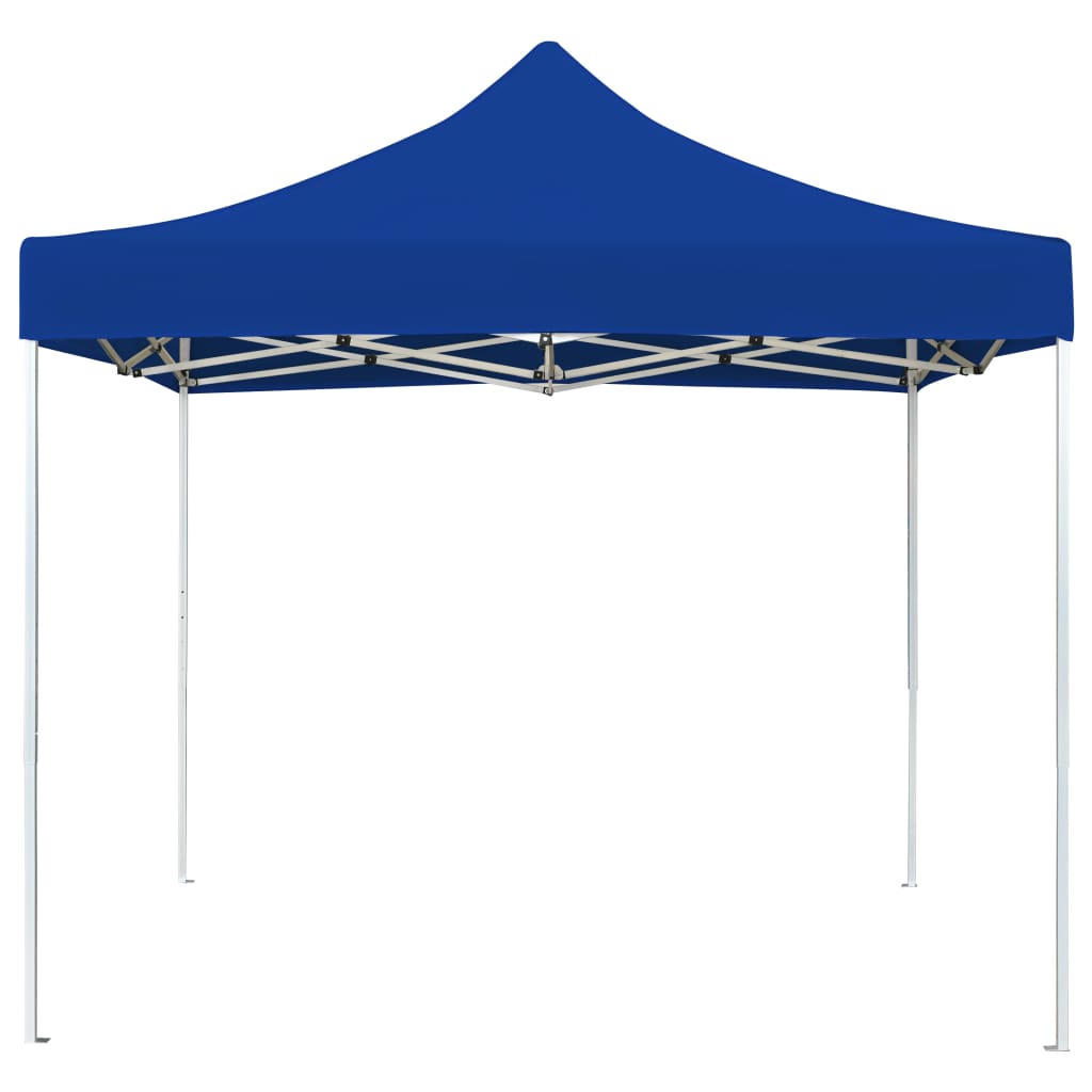 Professional Folding Party Tent Aluminium Blue - 2.9×2.9×3.05m
