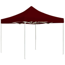 Professional Folding Party Tent Aluminium Wine Red