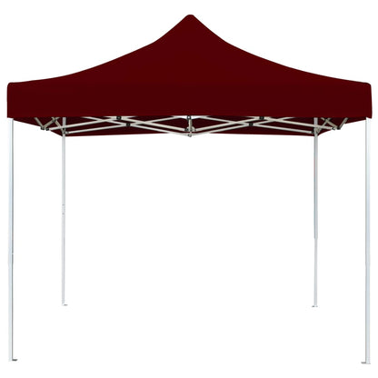 Professional Folding Party Tent Aluminium Wine Red