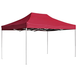 Professional Folding Party Tent Aluminium  Wine Red
