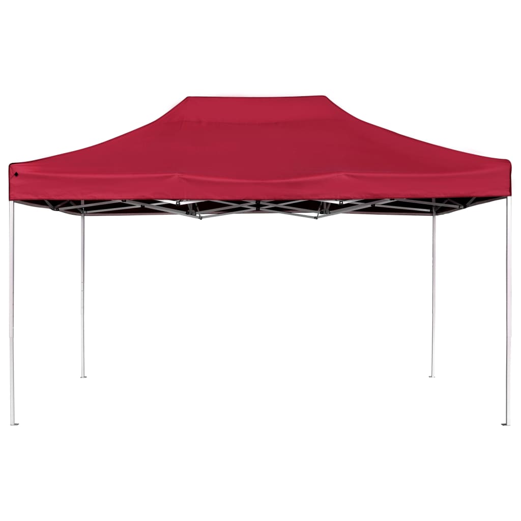Professional Folding Party Tent Aluminium  Wine Red