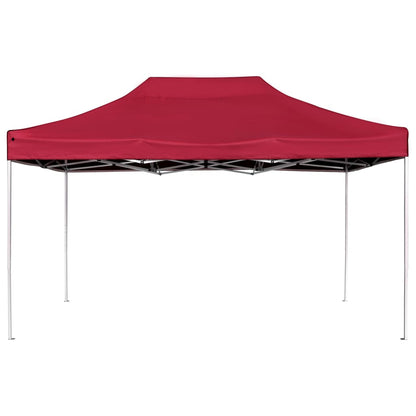 Professional Folding Party Tent Aluminium  Wine Red