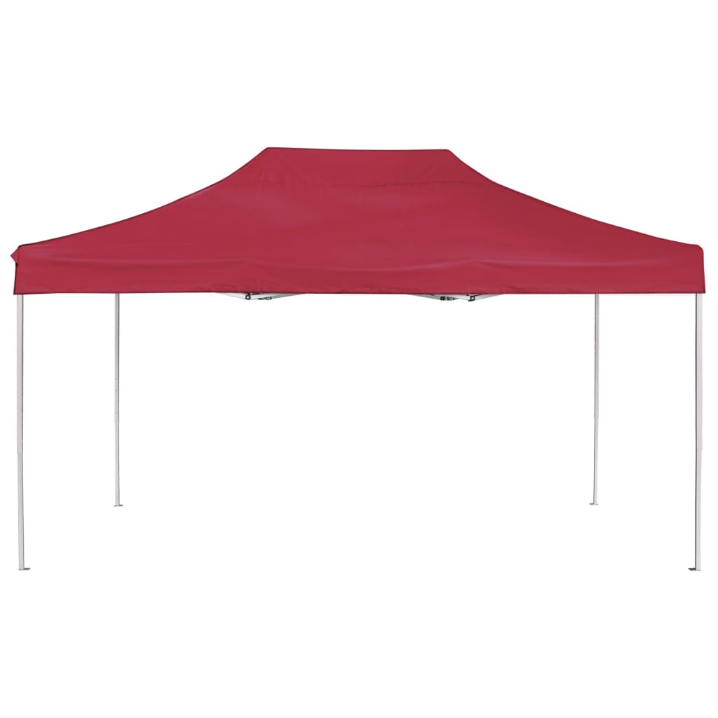 Professional Folding Party Tent Aluminium  Wine Red