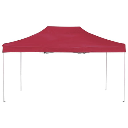 Professional Folding Party Tent Aluminium  Wine Red