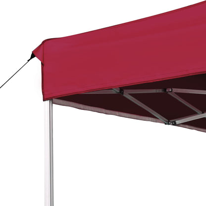 Professional Folding Party Tent Aluminium  Wine Red