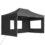 Professional Folding Party Tent with Walls Aluminium  Anthracite