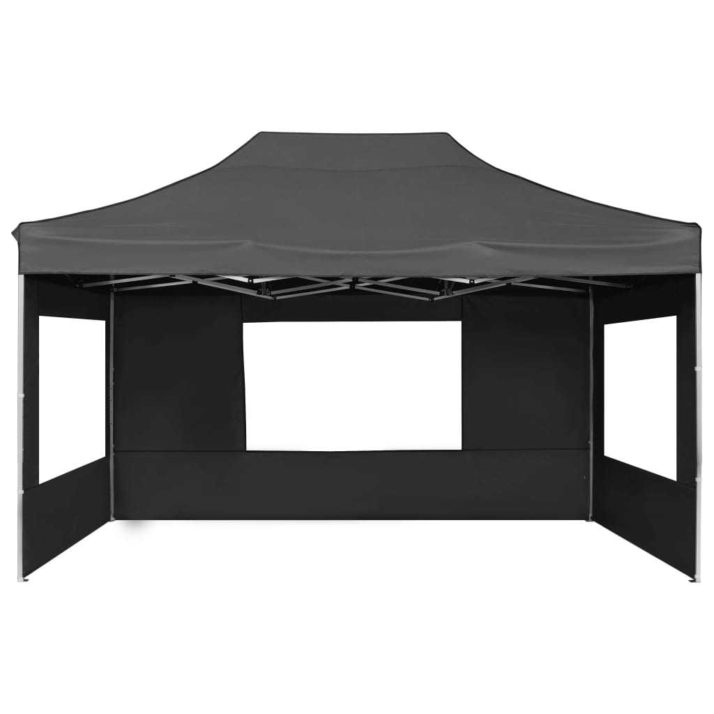 Professional Folding Party Tent with Walls Aluminium  Anthracite