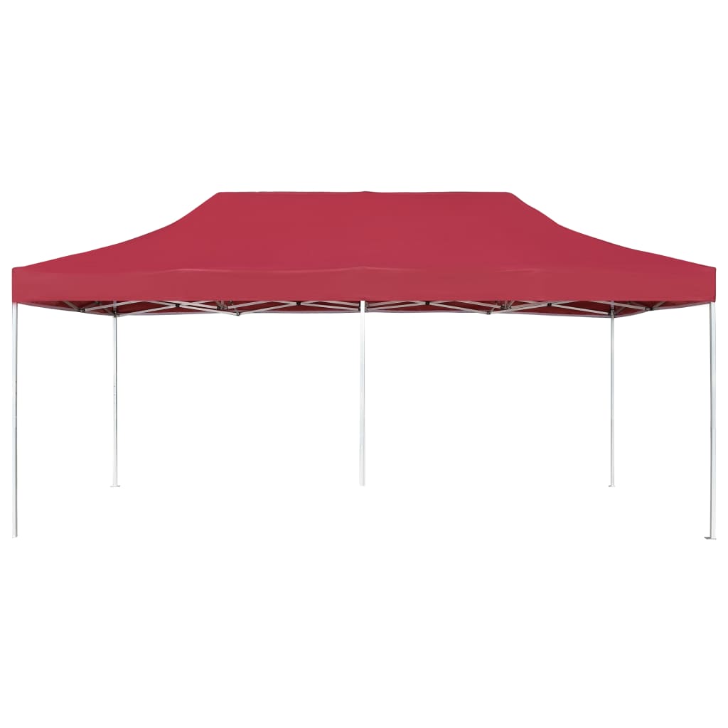 Professional Folding Party Tent Aluminium - Wine Red