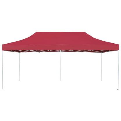 Professional Folding Party Tent Aluminium - Wine Red