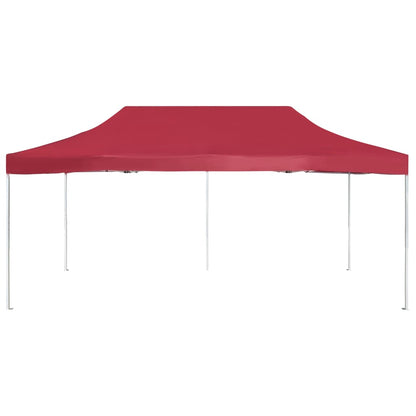 Professional Folding Party Tent Aluminium - Wine Red