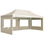 Professional Folding Party Tent with Walls Aluminium/Cream
