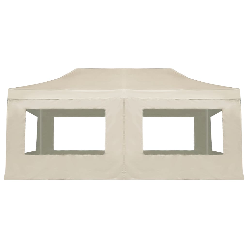 Professional Folding Party Tent with Walls Aluminium/Cream