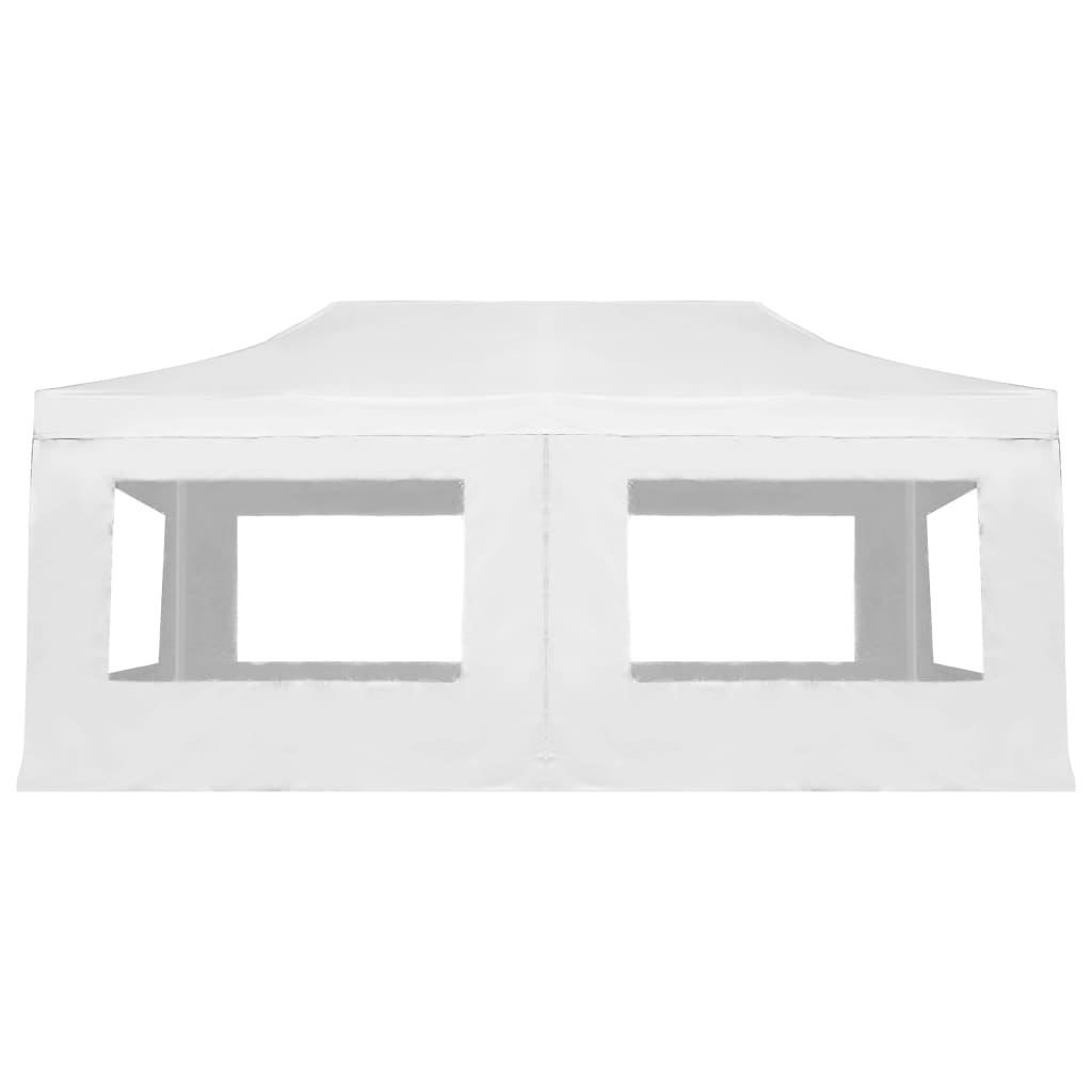 Professional Folding Party Tent with Walls Aluminium, White