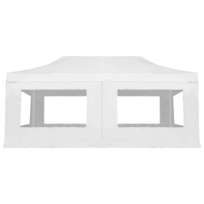 Professional Folding Party Tent with Walls Aluminium, White