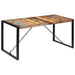 Rustic Solid Reclaimed Wood Dining Table 160cm Kitchen Table