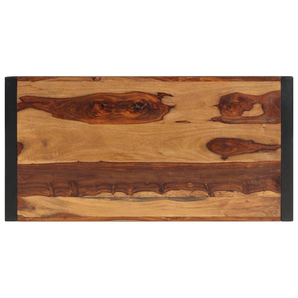 Coffee Table Solid Sheesham Wood Brown