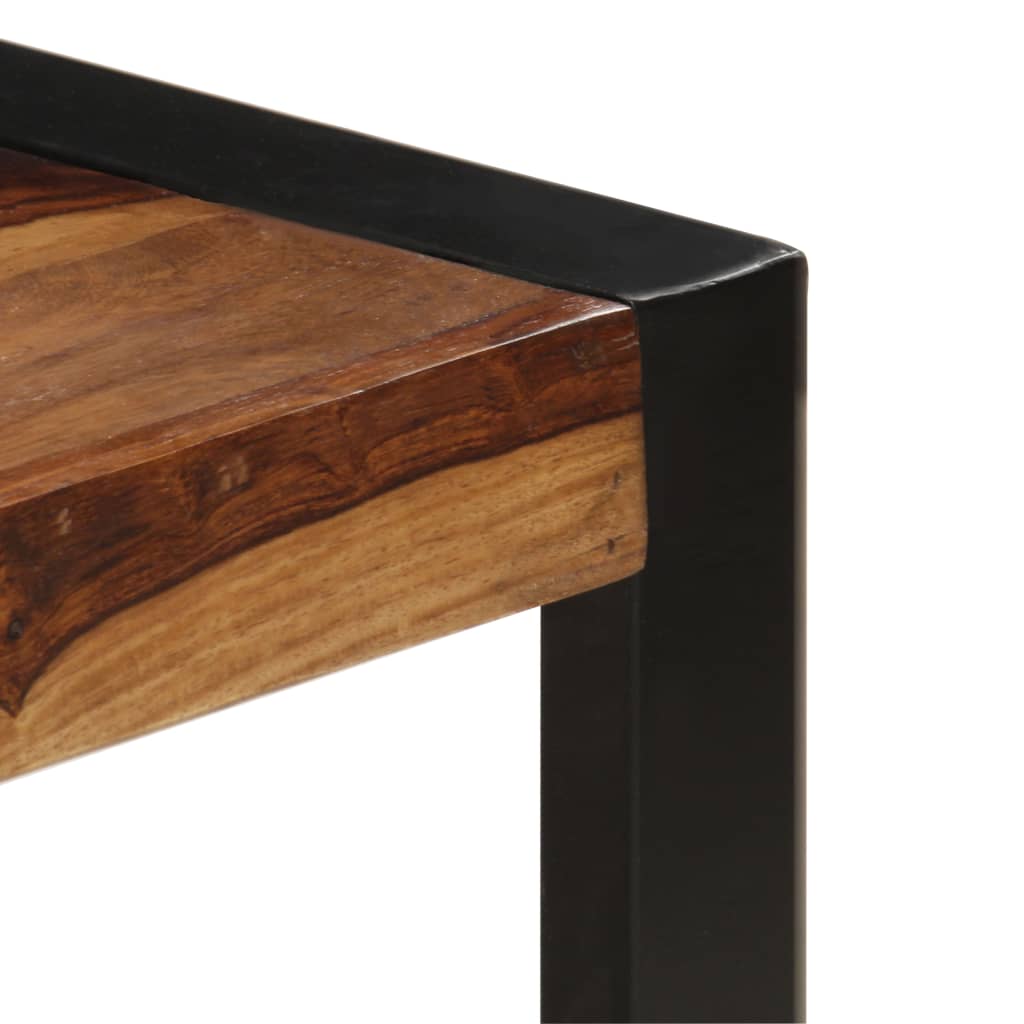 Coffee Table Solid Sheesham Wood Brown