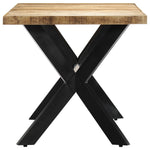 Dining Table durable  Solid Rough Mango Wood