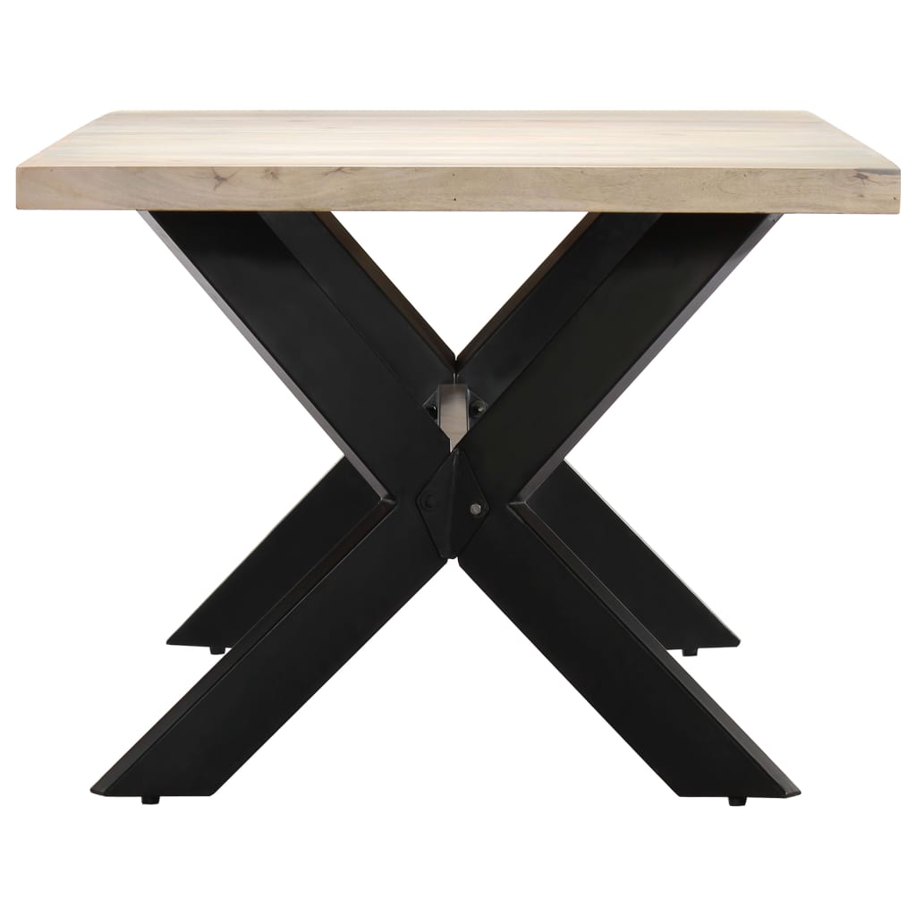 Dining Table Solid Bleached Mango Wood