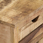 TV Cabinet 2 Drawers Solid Mango Wood