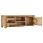 TV Cabinet 2 Drawers Solid Mango Wood
