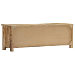 TV Cabinet 2 Drawers Solid Mango Wood