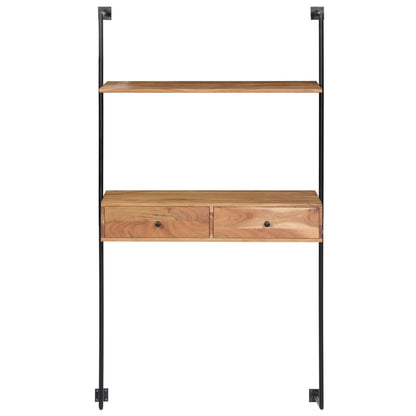 Wall Desk Solid Acacia Wood