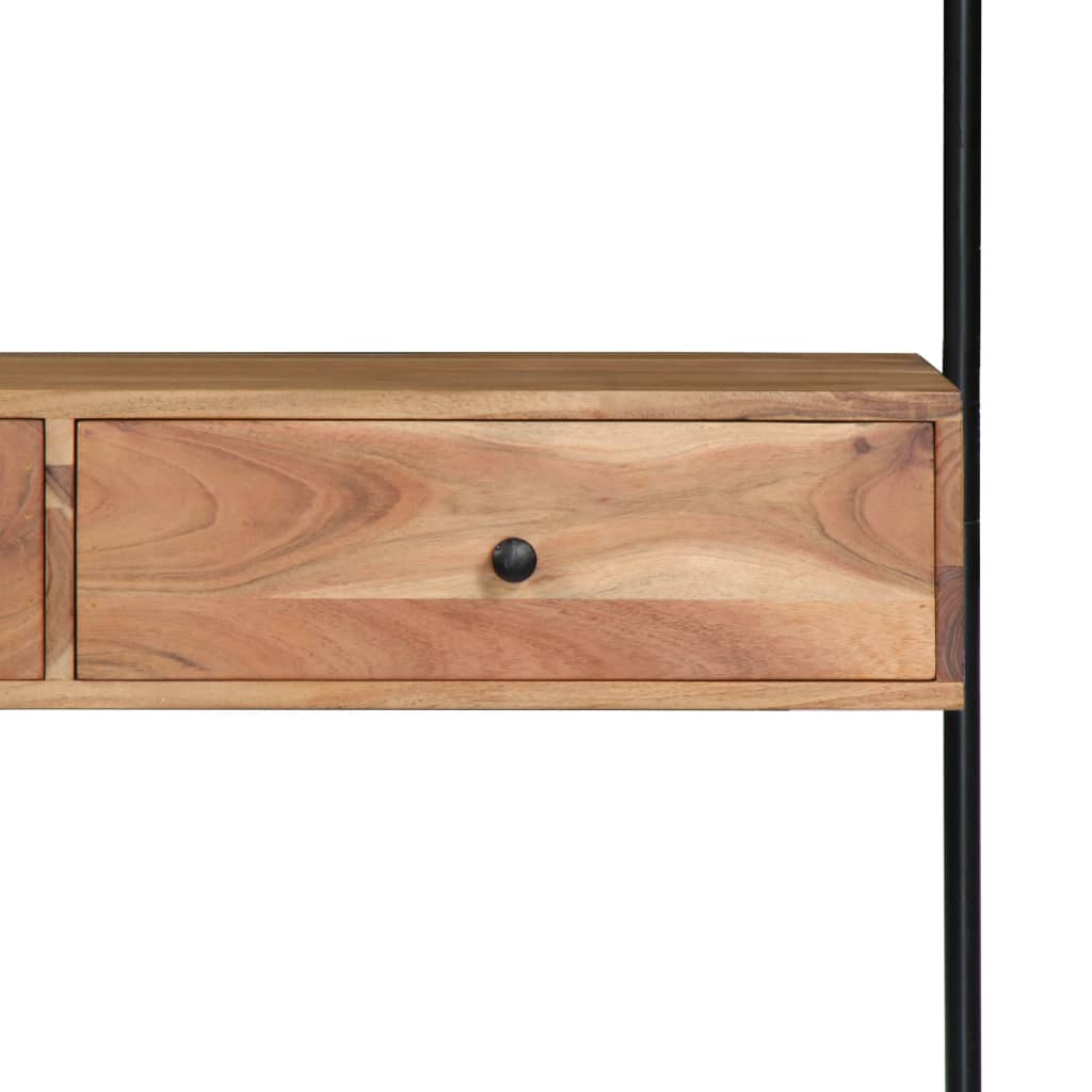 Wall Desk Solid Acacia Wood