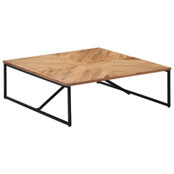 Coffee Table Solid Acacia Wood, Brwon