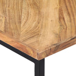 Coffee Table Solid Acacia Wood, Brwon