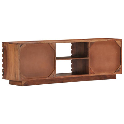TV Cabinet Unit Solid Sheesham Wood