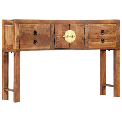Console Table Solid Acacia Wood - 120×30×80cm
