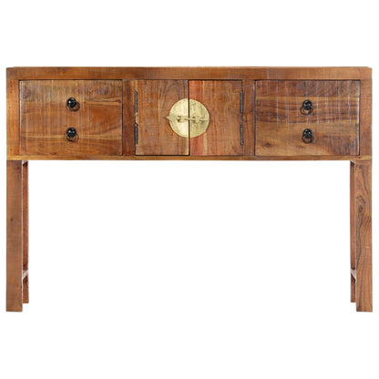 Console Table Solid Acacia Wood - 120×30×80cm
