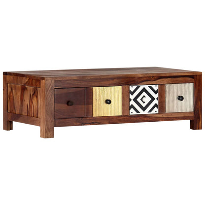 Coffee Table Solid Sheesham Wood - 90×50×30cm
