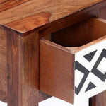 Bedside Cabinet Solid Sheesham Wood